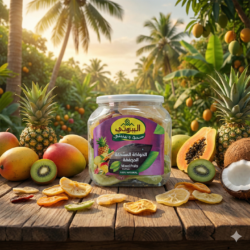 البيروتي قطع الفواكة  مجفف 200 غرام