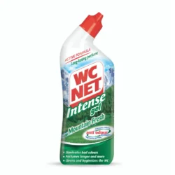 WC NET جل مركز مزيل تكلس ومعقم الحمامات 750ml بعطر انتعاش الجبل