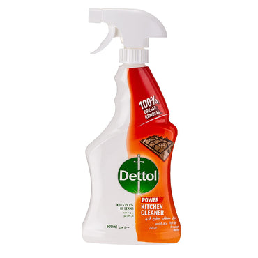 Dettol مطهر ومنظف المطبخ المضاد للبكتيريا 500ml عطر البرتقال