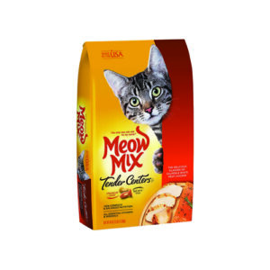 Meow Mix طعام قطط 1360جرام بنكهة السلمون واللحم والابيض والدجاج