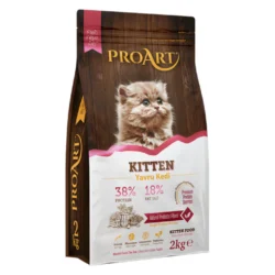 PROART طعام قطط صغيرة 2K بالياف البريبيوتيك الطبيعية