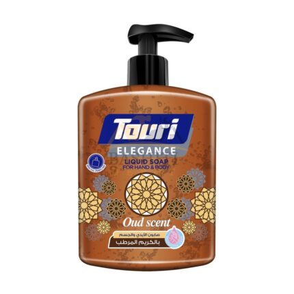 Touri صابون سائل للايدي والجسم 500ml بعطر العود