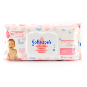 مناديل مبللة جونسون 72منديل