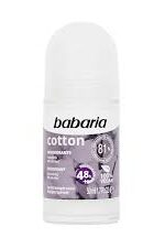 مزيل عرق babaria رول ان ستاتي cotton 50ml
