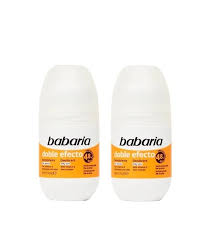 مزيل عرق babaria رول ان ستاتي Doble efecto 50ml*2