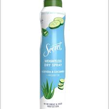 Secret مزيل العرق سبراي aloevera&cucumber+argan oil 200ml