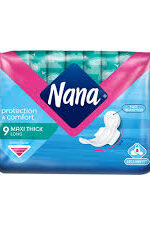 Nana فوط نسائية -ماكسي سميكة طويلة- 9pcs