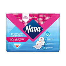 Nana فوط نسائية -ماكسي سميكة متوسة- 10pcs