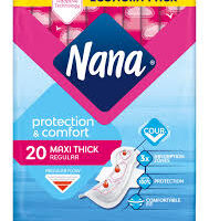 Nana فوط نسائية -ماكسي سميكة متوسطة- 20pcs