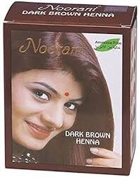 نوراني حناء صبغة الشعر لون بني غامق 1*6