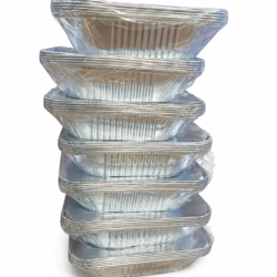 صحون قصدير كيلو ونص عدد5