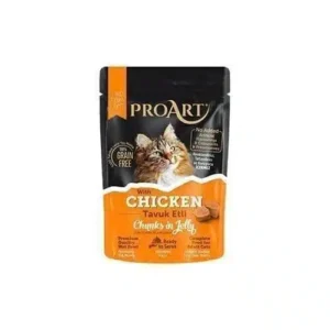 PROART طعام قطط 85g نكهة الدجاج