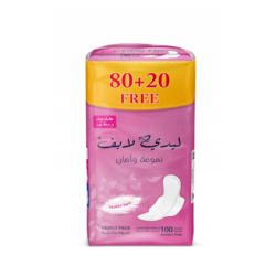 LadyLife فوط نسائية -حجم كبير- 100pcs