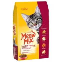 Meow Mix طعام قطط 1360جرام بنكهة الدجاج والديك الرومي والسلمون واسماك المحيط