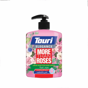 Touri صابون سائل للايدي والجسم 500ml ورود غنية