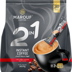 معروف 2*1 قهوة سريعة التحضير 30 مغلف