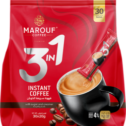 معروف 3*1 قهوة سريعة التحضير 30 مغلف