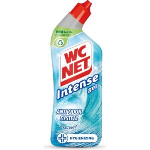 WC NET جل مركز مزيل تكلس ومعقم الحمامات 750ml بعطر انتعاش المحيط
