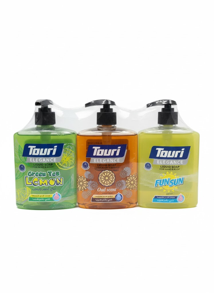 Touri صابون سائل للايدي 3*1 500ml