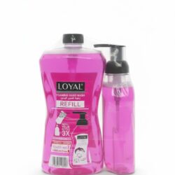 LOYAL رغوة غسيل الايدي 1500ml+500ml عطر الزهور الوردية