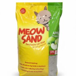 MEOW SAND رمل قطط من البنتونايت 5L بعطر التفاح