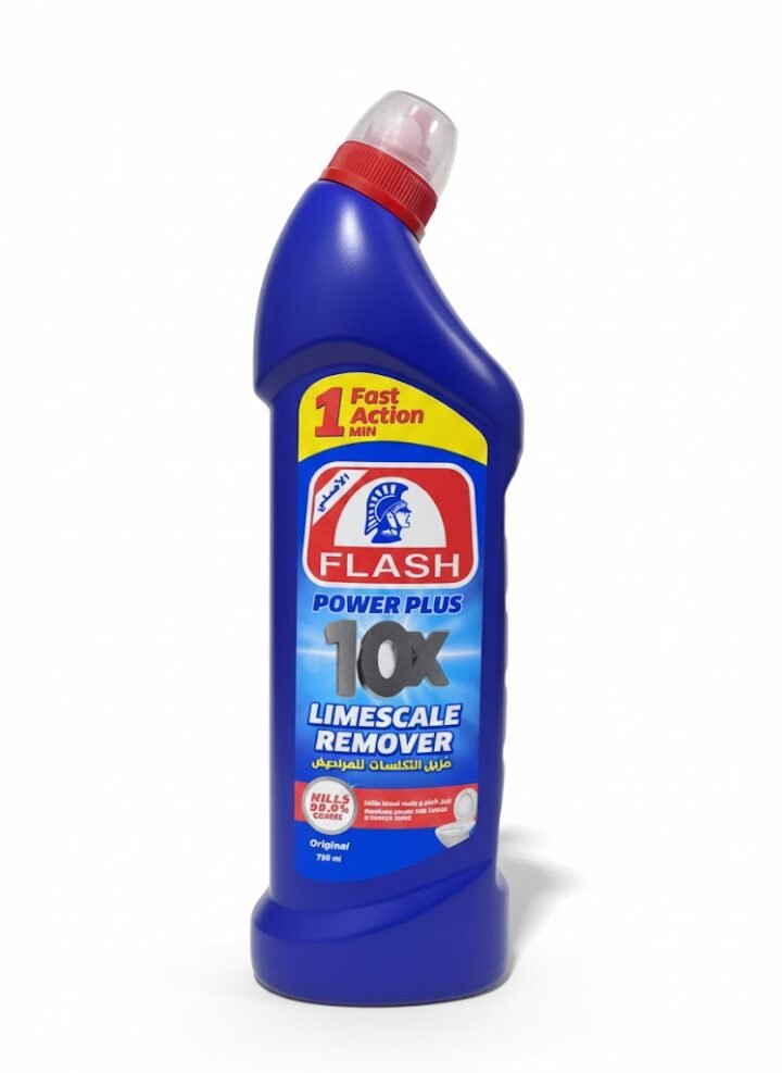 FLASH جل ملمع ومزيل التكلسات للمراحيض 750ml بالعطر الاصلي