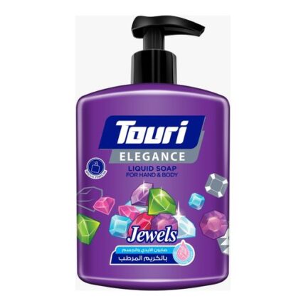 Touri صابون سائل للايدي والجسم 500ml جواهر