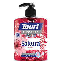 Touri صابون سائل للايدي والجسم 500ml ساكورا