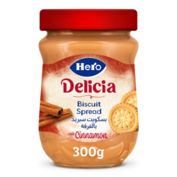 هيرو ديليسيا بسكويت سبريدبالقرفة 300 جم