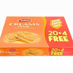 تيفاني بسكويت كريمة  بنكهة كريمة البرتقال 16 غرام * 20 * 4 قطع