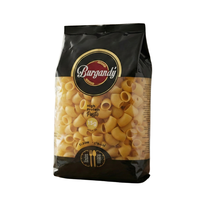 برغندي معكرونة اكواع بشكل الإلـبو  400 جرام
