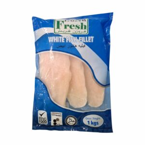 Frozen Fresh فيليه سمك الهامور الأبيض 1 كجم