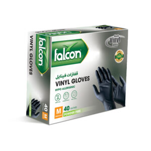 قفازات فالكون اسود 40*1 Large