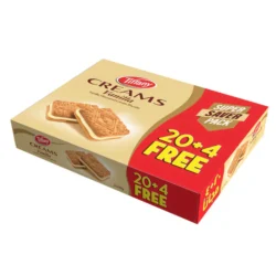 تيفاني بسكويت كريمة  بنكهة  بالكريمة والفانيليا 16 غرام * 20 * 4 قطع