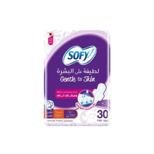 فوط لطيفة على البشرة رقيقة كبيرة بالأجنحة من سوفي 30 فوطة