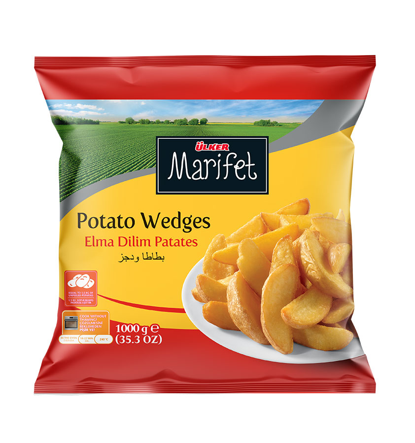 اولكر بطاطا ودجز 1 كغم