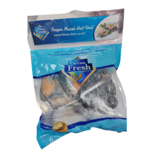 Blue Ocean Fresh بلح بحر (محار) مجمد من نوع  نصف صدفة