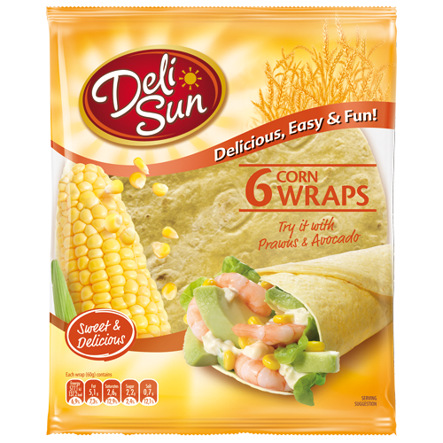 تورتيلا ديليسون لفائف بالذرة 360 غرام