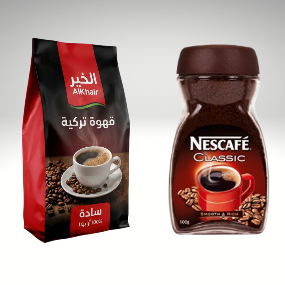 النسكافي والقهوة