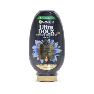 غارنييه الترا دوكس بلسم موازن بالفحم الأسود وزيت حبة البركة 360 مل