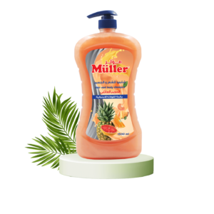 شامبو مولر للشعر والجسم (Müller Hair and Body Shampoo) برائحة الفواكه الاستوائية
