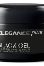 صبغة شعر جل سوداء من إليجانس بلس، 100 مل