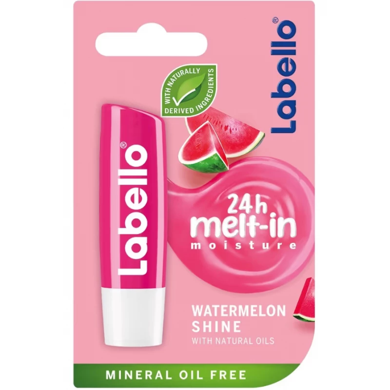 مرطب الشفاه بنكهة البطيخ اللامع 24 ساعة 4.8 جرام من لابيللو