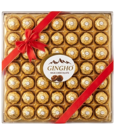 علبة شوكولاتة جينكوفو (Gincoyo) بالحليب