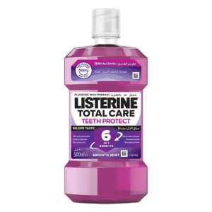غسول الفم ليسترين® توتال كير ذو المذاق المعتدل لحماية الأسنان