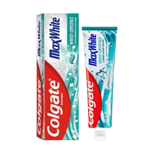 معجون أسنان كولجيت ماكس وايت لتبييض الأسنان بنكهة النعناع الكريستالي - 100 مل