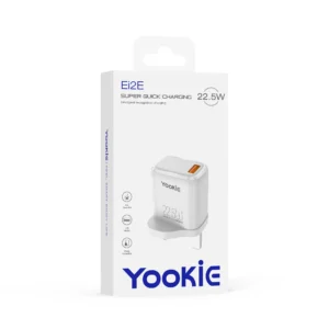 شاحن جداري سريع من شركة Yookie، موديل Ei2Y