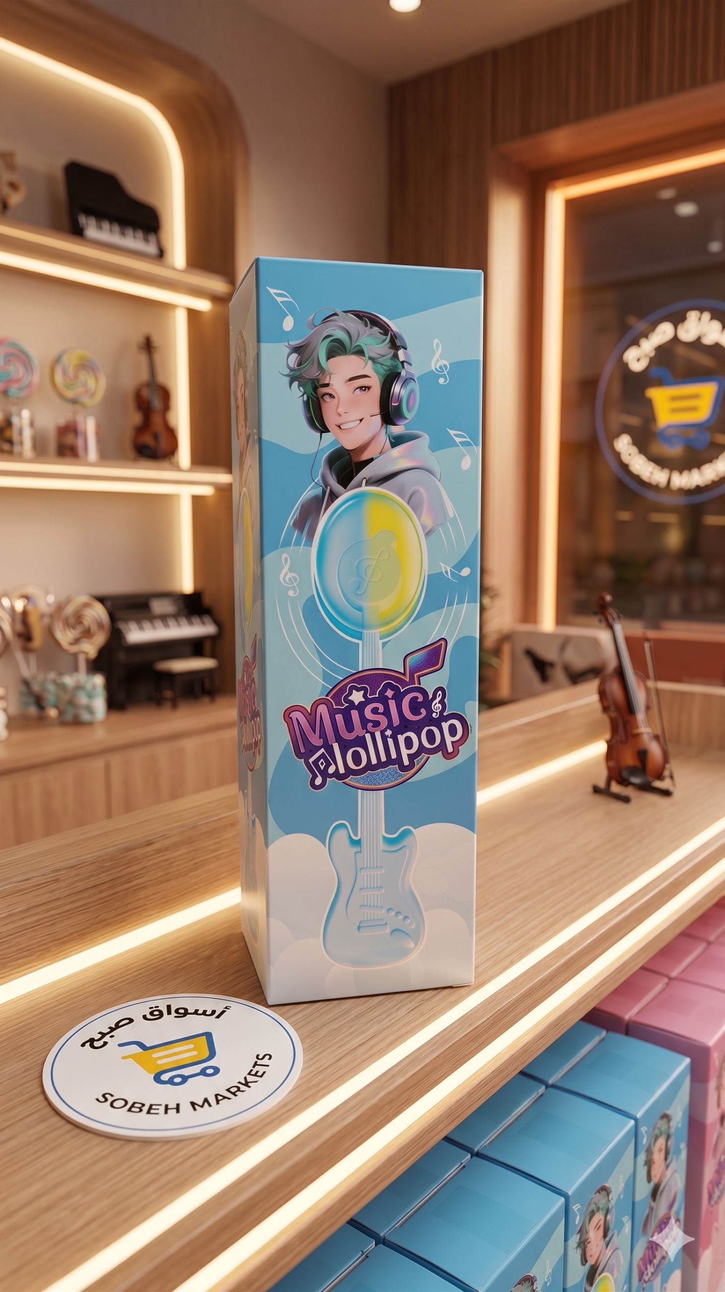 مصاصة  Music Lollipop  الممتعة للأطفال ولادي