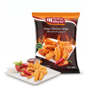 ستربس دجاج حار من علامة مايدا