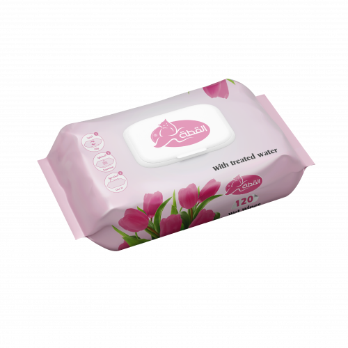 مناديل القطة المبللة 120 منديل